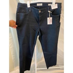 NWT Jessica Simpson jeans, size 18W, dark dark blue wash NOT BLACK